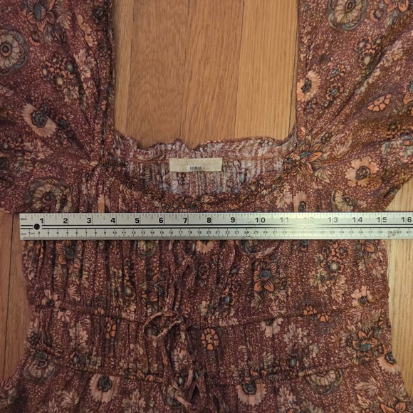 Ulla Johnson "Juniper" Mini Dress Rosebud Floral, Smocked, Puff Sleeves Sz 2 - Picture 10 of 13